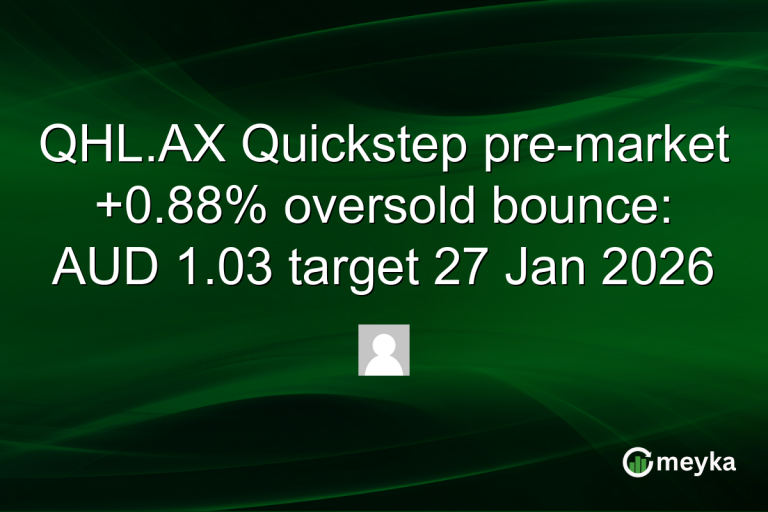 QHL.AX Quickstep pre-market +0.88% oversold bounce: AUD 1.03 target 27 Jan 2026