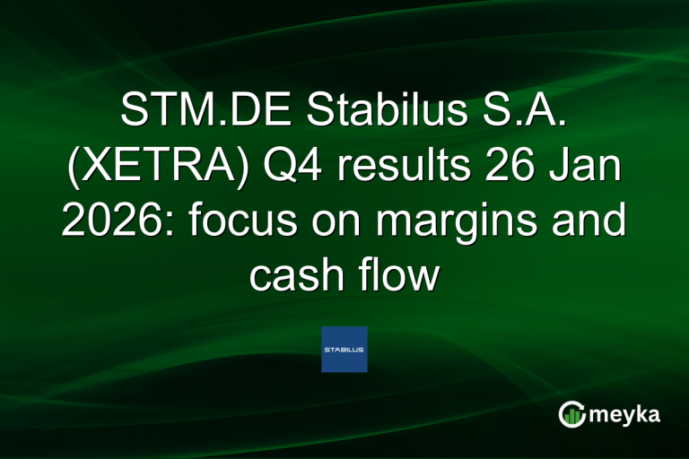 STM.DE Stabilus S.A. (XETRA) Q4 results 26 Jan 2026: focus on margins and cash flow