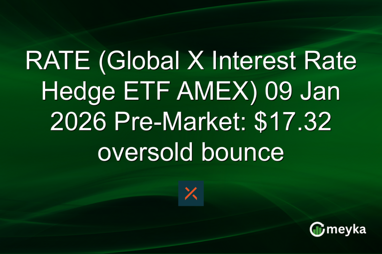 RATE (Global X Interest Rate Hedge ETF AMEX) 09 Jan 2026 Pre-Market: $17.32 oversold bounce