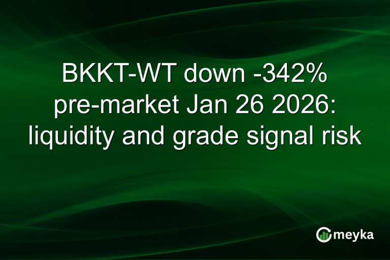 BKKT-WT down -342% pre-market Jan 26 2026: liquidity and grade signal risk