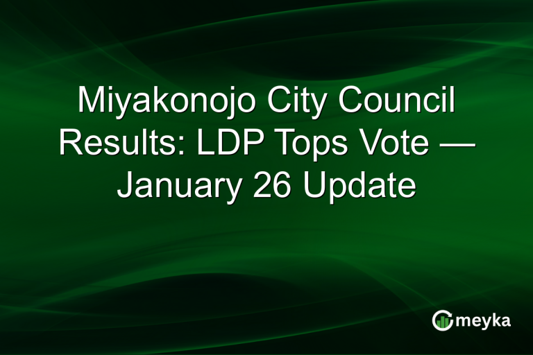 Miyakonojo City Council Results: LDP Tops Vote — January 26 Update