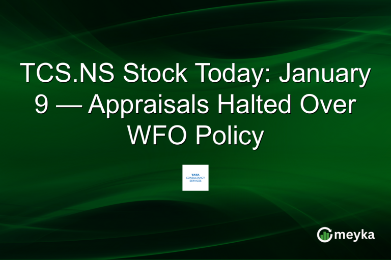 TCS.NS Stock Today: January 9 — Appraisals Halted Over WFO Policy