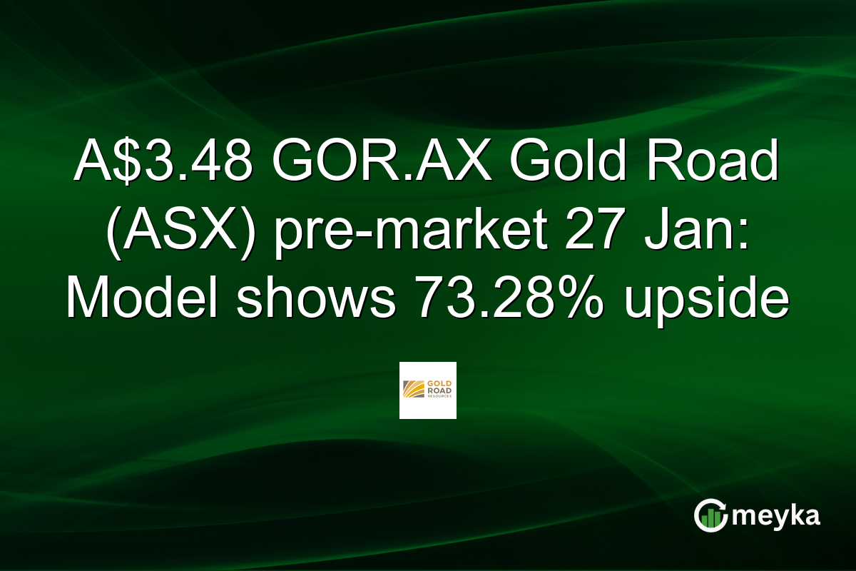 A$3.48 GOR.AX Gold Road (ASX) pre-market 27 Jan: Model shows 73.28% upside