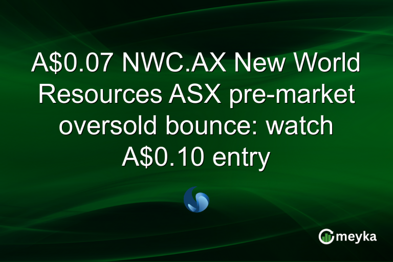 A$0.07 NWC.AX New World Resources ASX pre-market oversold bounce: watch A$0.10 entry
