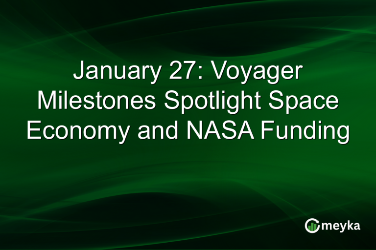 January 27: Voyager Milestones Spotlight Space Economy and NASA Funding