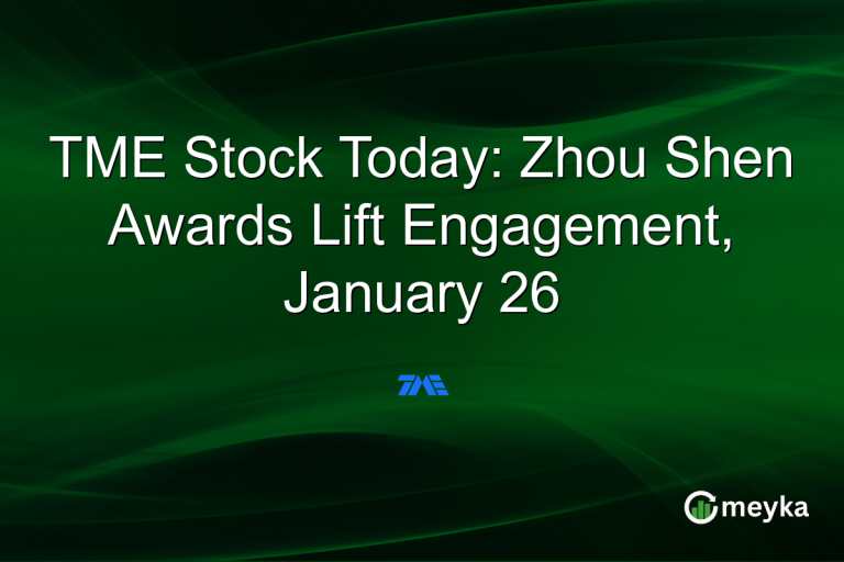 TME Stock Today: Zhou Shen Awards Lift Engagement, January 26