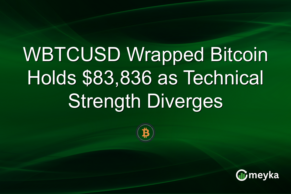 WBTCUSD Wrapped Bitcoin Holds $83,836 as Technical Strength Diverges