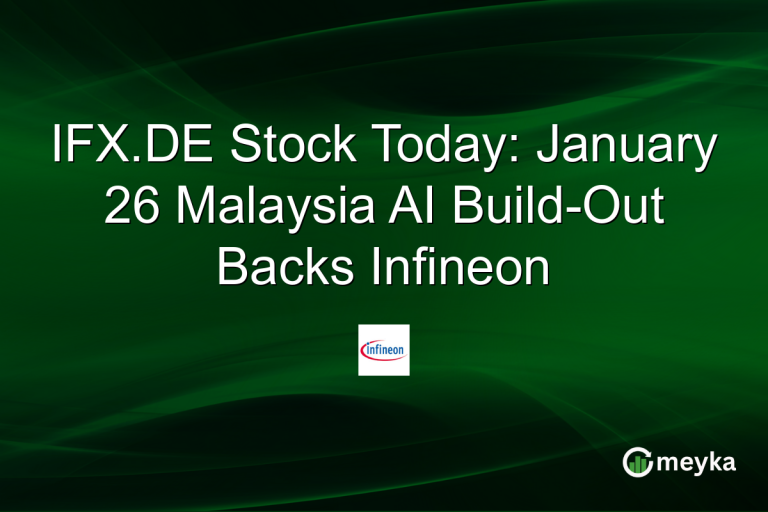IFX.DE Stock Today: January 26 Malaysia AI Build-Out Backs Infineon