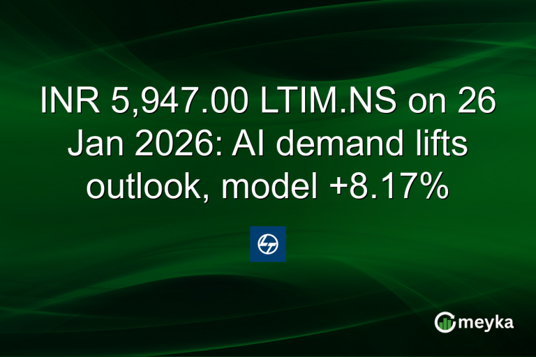 INR 5,947.00 LTIM.NS on 26 Jan 2026: AI demand lifts outlook, model +8.17%