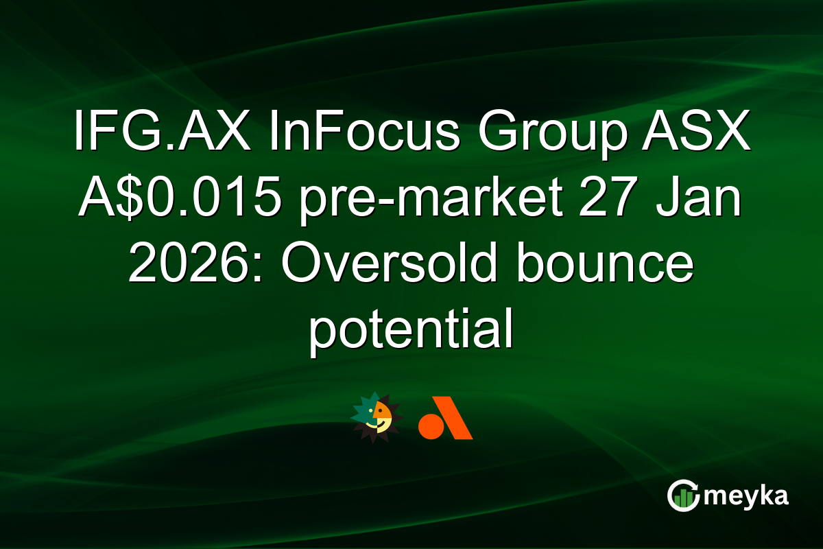 IFG.AX InFocus Group ASX A$0.015 pre-market 27 Jan 2026: Oversold bounce potential