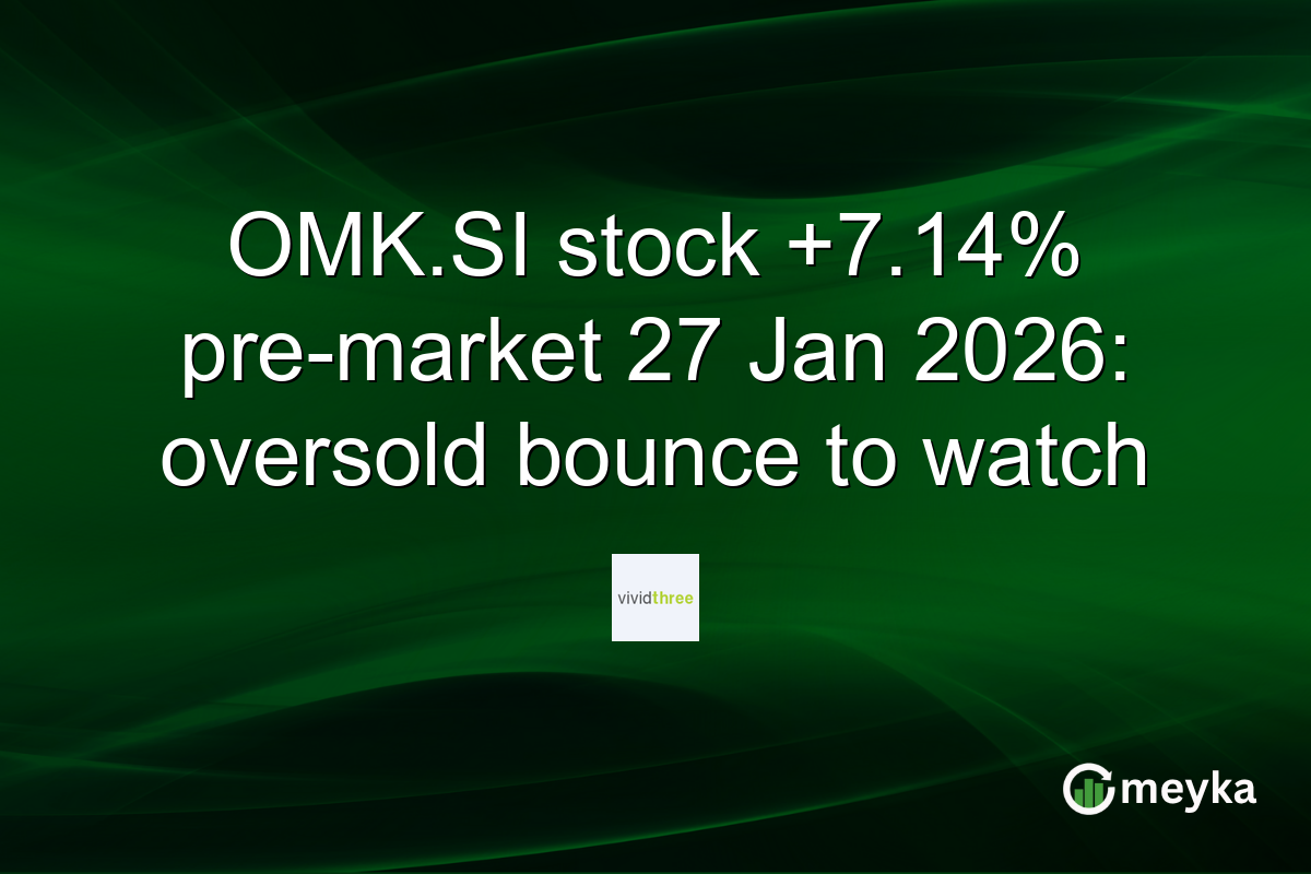 OMK.SI stock +7.14% pre-market 27 Jan 2026: oversold bounce to watch