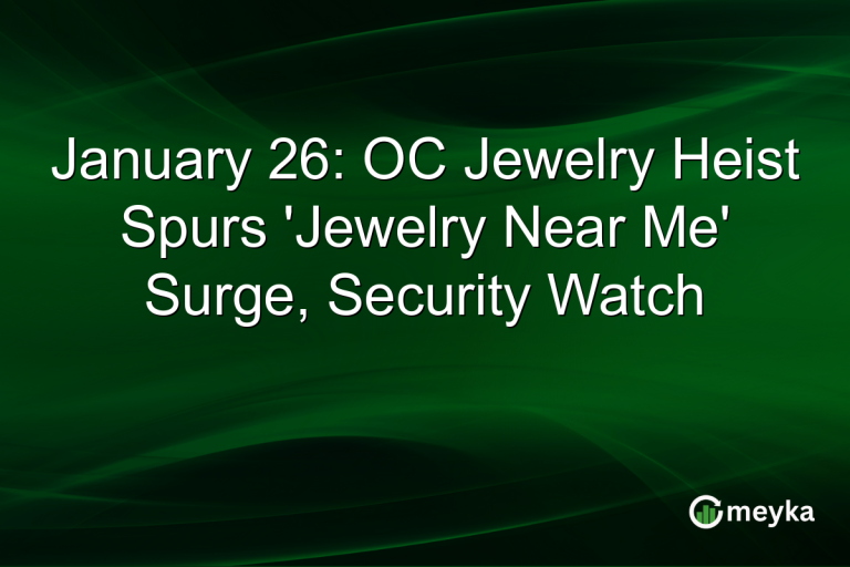 January 26: OC Jewelry Heist Spurs 'Jewelry Near Me' Surge, Security Watch