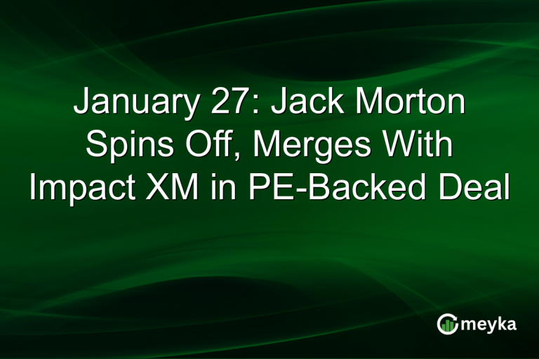 January 27: Jack Morton Spins Off, Merges With Impact XM in PE-Backed Deal
