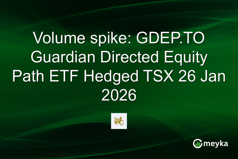 Volume spike: GDEP.TO Guardian Directed Equity Path ETF Hedged TSX 26 Jan 2026