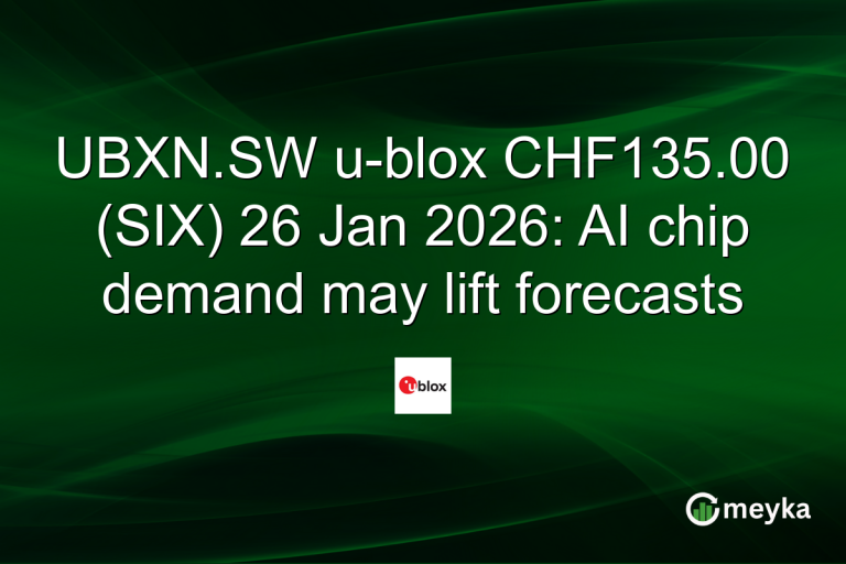 UBXN.SW u-blox CHF135.00 (SIX) 26 Jan 2026: AI chip demand may lift forecasts