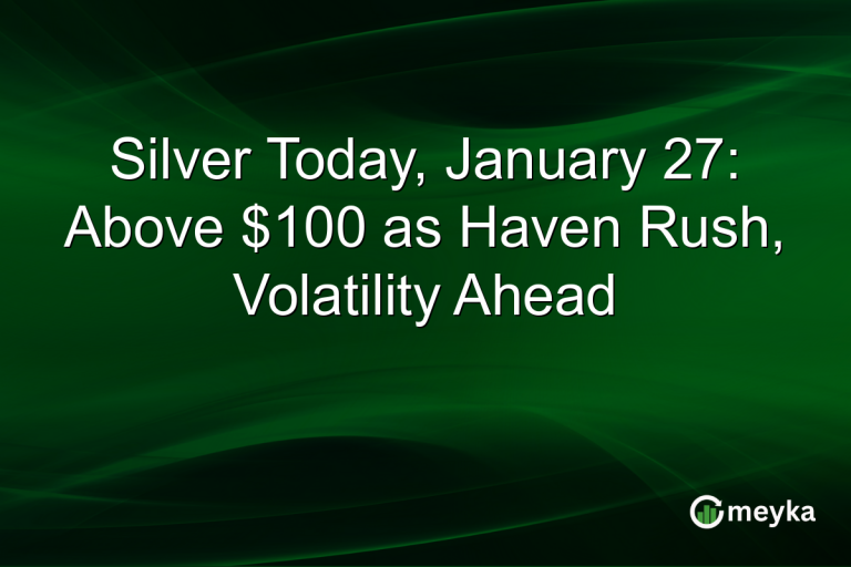Silver Today, January 27: Above $100 as Haven Rush, Volatility Ahead