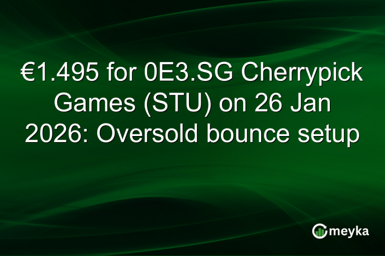 €1.495 for 0E3.SG Cherrypick Games (STU) on 26 Jan 2026: Oversold bounce setup
