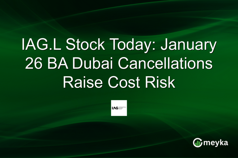 IAG.L Stock Today: January 26 BA Dubai Cancellations Raise Cost Risk