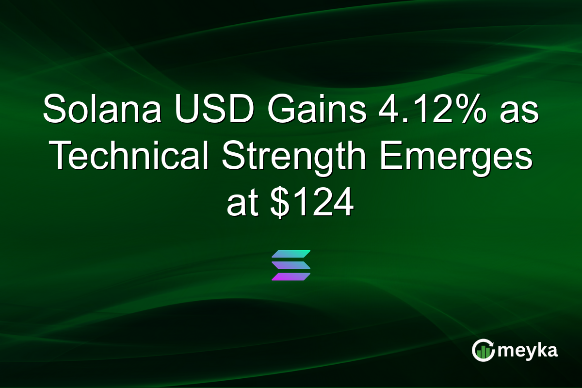 Solana USD Gains 4.12% as Technical Strength Emerges at $124