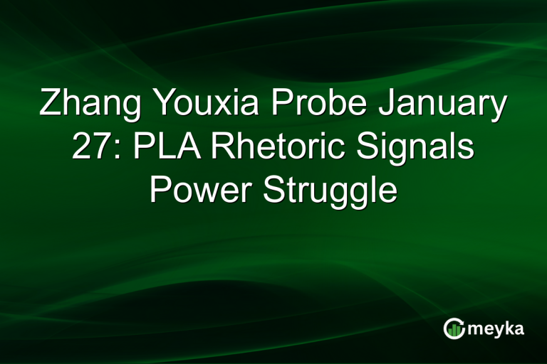 Zhang Youxia Probe January 27: PLA Rhetoric Signals Power Struggle