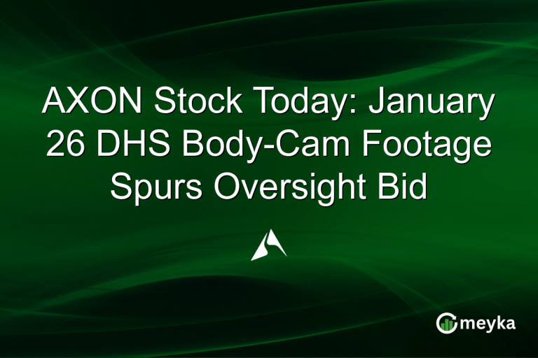 AXON Stock Today: January 26 DHS Body-Cam Footage Spurs Oversight Bid