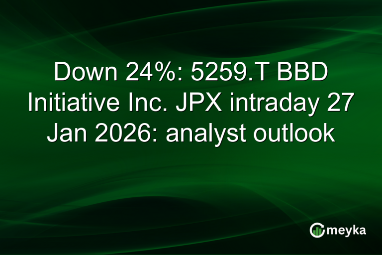 Down 24%: 5259.T BBD Initiative Inc. JPX intraday 27 Jan 2026: analyst outlook