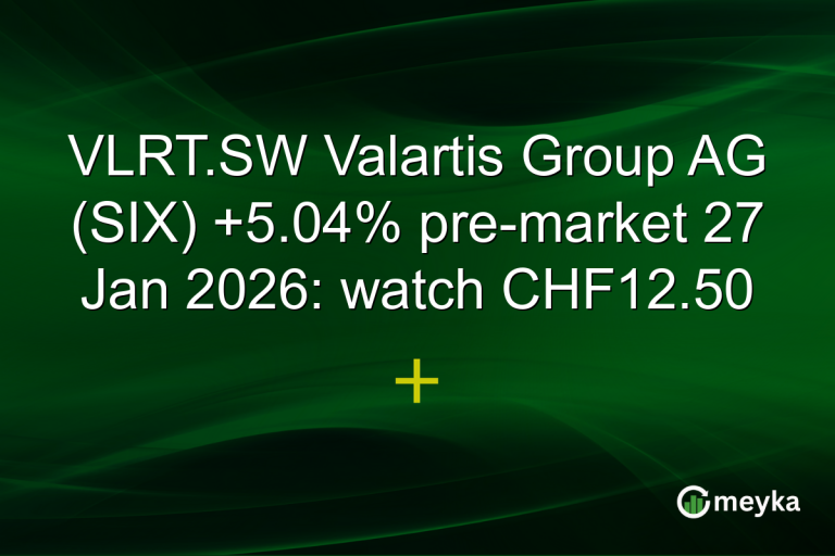 VLRT.SW Valartis Group AG (SIX) +5.04% pre-market 27 Jan 2026: watch CHF12.50