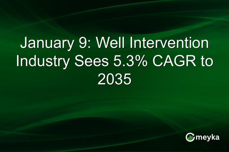 January 9: Well Intervention Industry Sees 5.3% CAGR to 2035