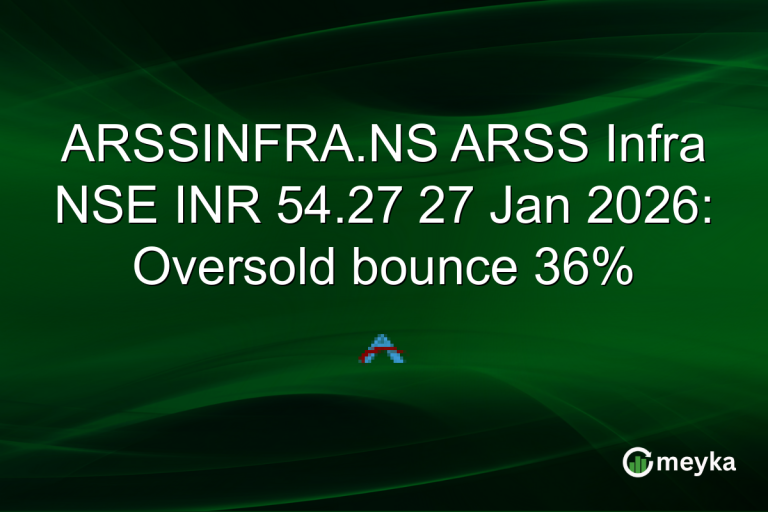 ARSSINFRA.NS ARSS Infra NSE INR 54.27 27 Jan 2026: Oversold bounce 36%