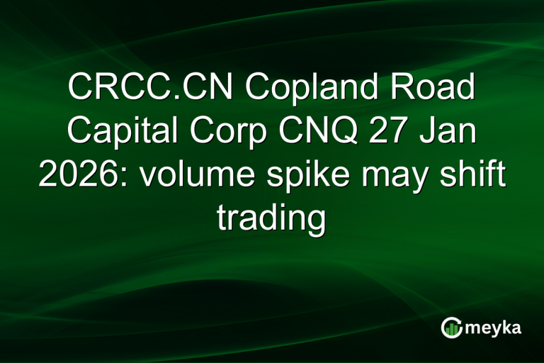 CRCC.CN Copland Road Capital Corp CNQ 27 Jan 2026: volume spike may shift trading