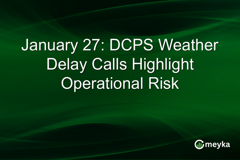 January 27: DCPS Weather Delay Calls Highlight Operational Risk