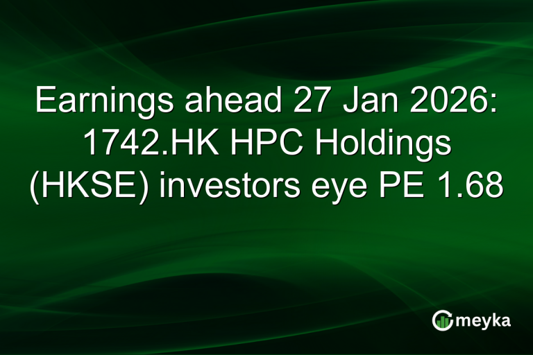 Earnings ahead 27 Jan 2026: 1742.HK HPC Holdings (HKSE) investors eye PE 1.68