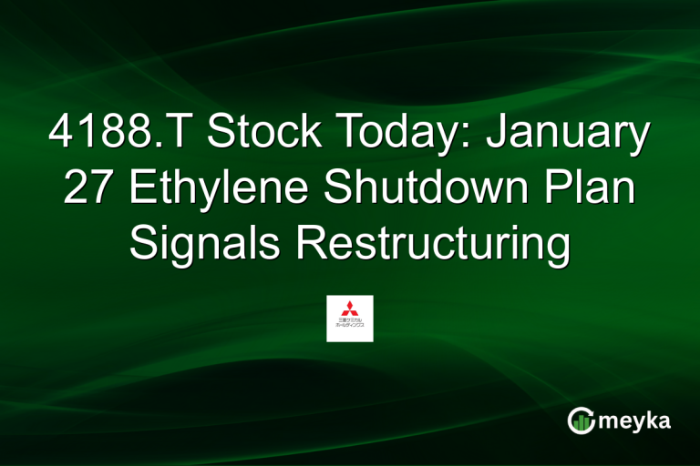 4188.T Stock Today: January 27 Ethylene Shutdown Plan Signals Restructuring