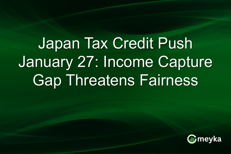 Japan Tax Credit Push January 27: Income Capture Gap Threatens Fairness
