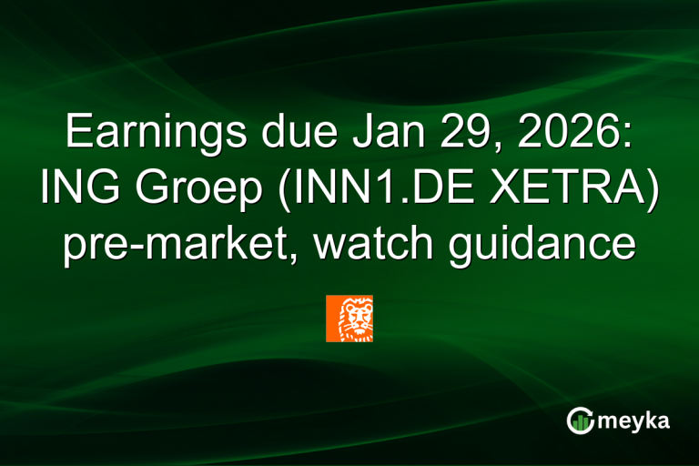 Earnings due Jan 29, 2026: ING Groep (INN1.DE XETRA) pre-market, watch guidance