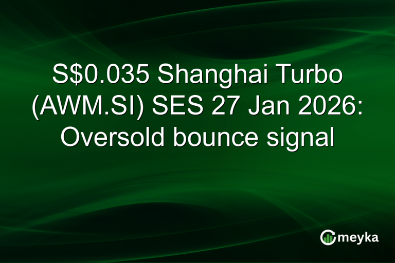 S$0.035 Shanghai Turbo (AWM.SI) SES 27 Jan 2026: Oversold bounce signal
