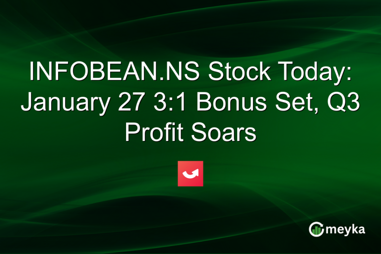 INFOBEAN.NS Stock Today: January 27 3:1 Bonus Set, Q3 Profit Soars