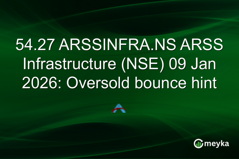 54.27 ARSSINFRA.NS ARSS Infrastructure (NSE) 09 Jan 2026: Oversold bounce hint