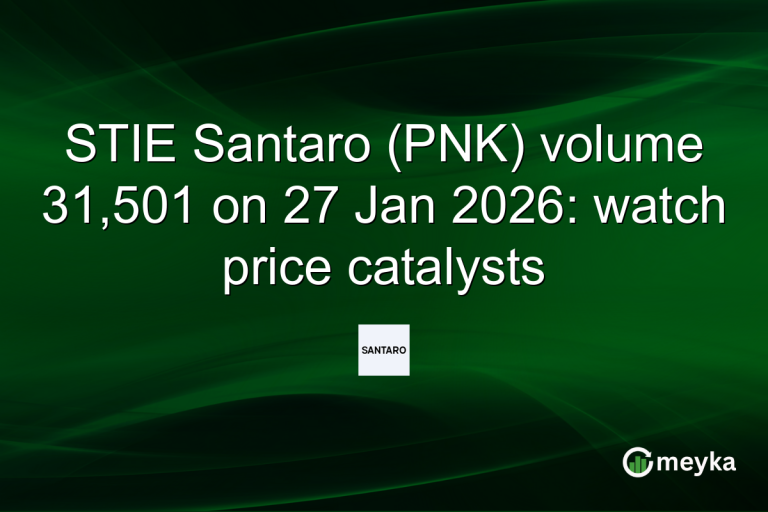 STIE Santaro (PNK) volume 31,501 on 27 Jan 2026: watch price catalysts