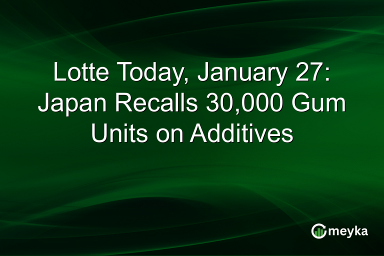 Lotte Today, January 27: Japan Recalls 30,000 Gum Units on Additives
