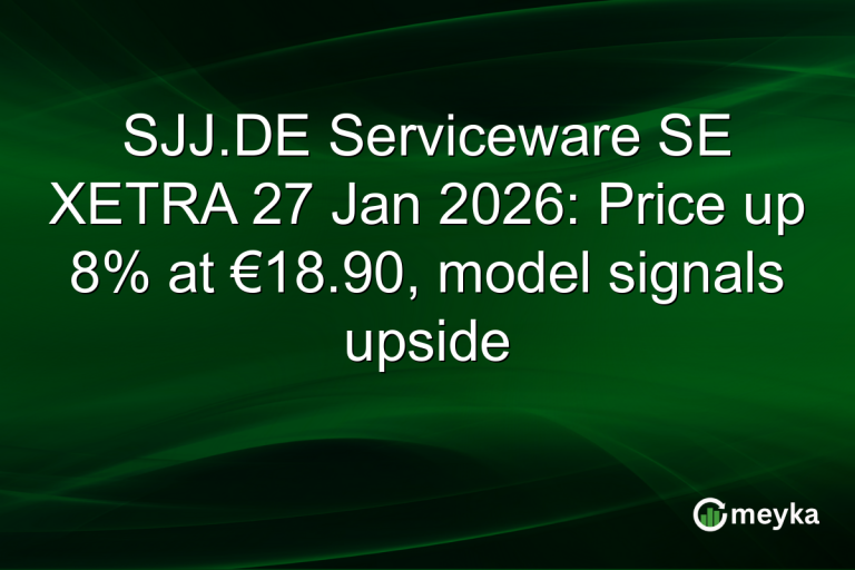 SJJ.DE Serviceware SE XETRA 27 Jan 2026: Price up 8% at €18.90, model signals upside