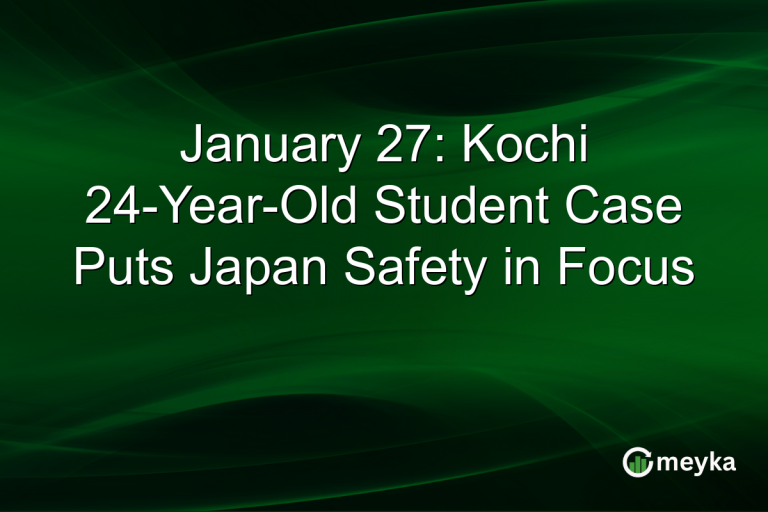 January 27: Kochi 24-Year-Old Student Case Puts Japan Safety in Focus