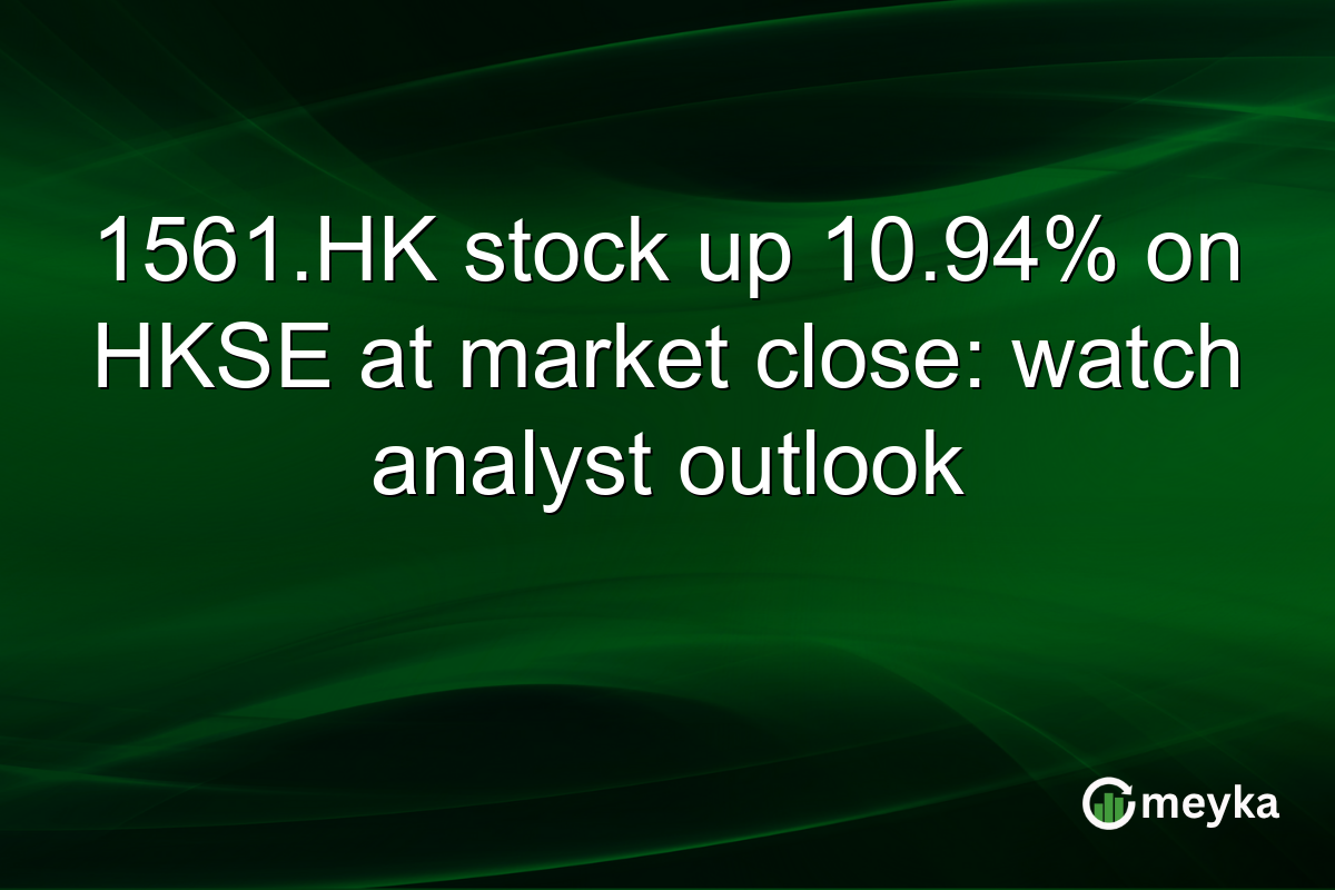 1561.HK stock up 10.94% on HKSE at market close: watch analyst outlook