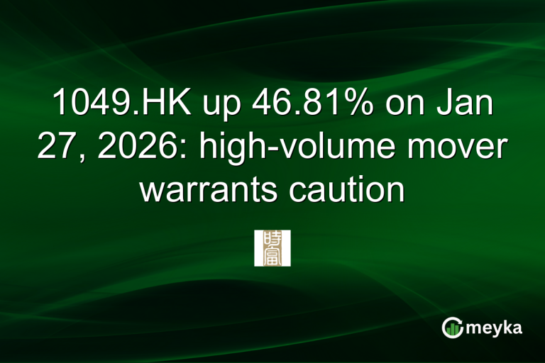 1049.HK up 46.81% on Jan 27, 2026: high-volume mover warrants caution