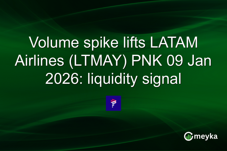 Volume spike lifts LATAM Airlines (LTMAY) PNK 09 Jan 2026: liquidity signal