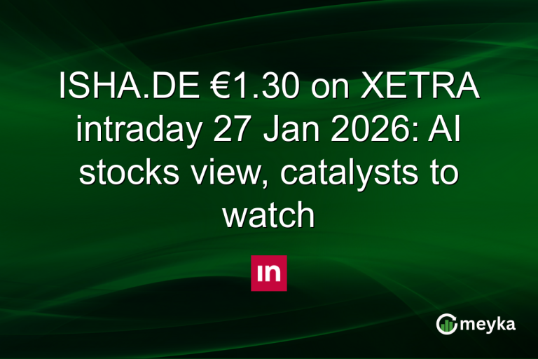 ISHA.DE €1.30 on XETRA intraday 27 Jan 2026: AI stocks view, catalysts to watch