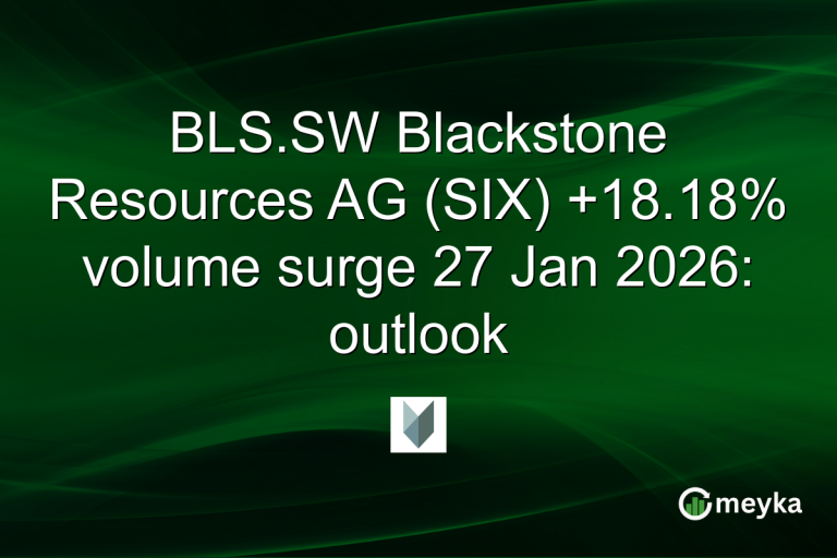 BLS.SW Blackstone Resources AG (SIX) +18.18% volume surge 27 Jan 2026: outlook