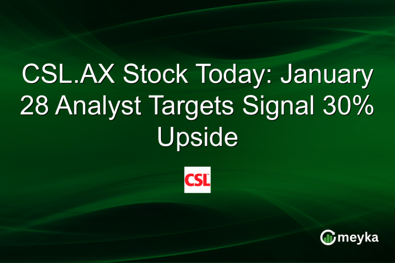 CSL.AX Stock Today: January 28 Analyst Targets Signal 30% Upside
