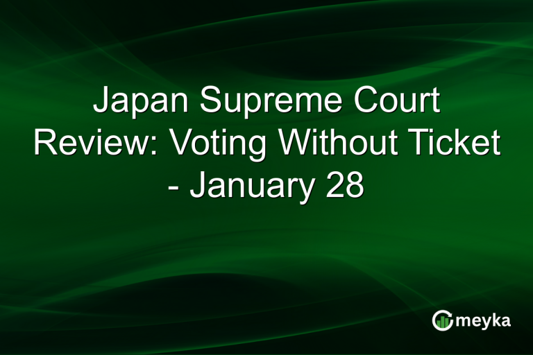 Japan Supreme Court Review: Voting Without Ticket - January 28