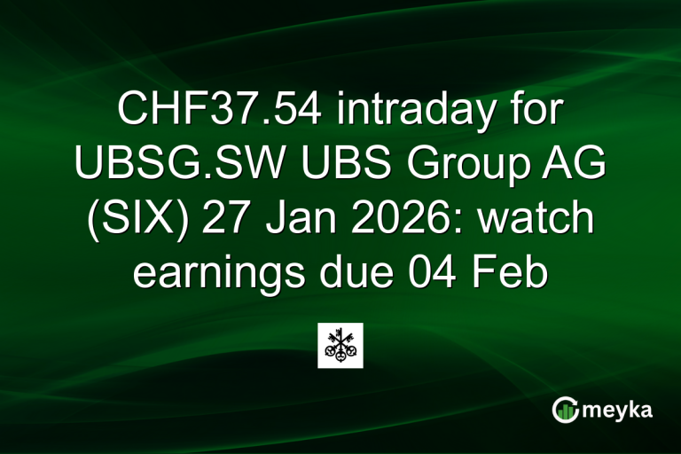 CHF37.54 intraday for UBSG.SW UBS Group AG (SIX) 27 Jan 2026: watch earnings due 04 Feb